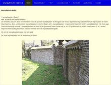 Tablet Screenshot of begraafplaats-baarn.nl